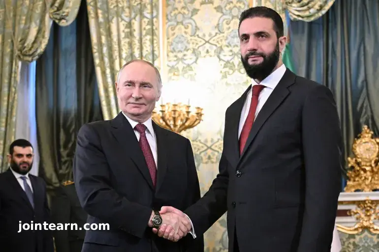 Syria Seeks to ‘Redefine’ Strategic Ties With Russia as Al-Sharaa Meets Putin in Moscow