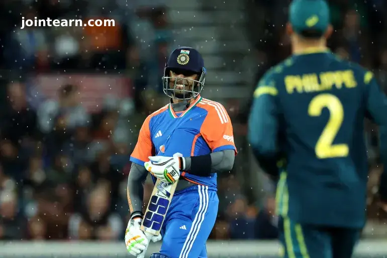Australia vs India T20 Washed Out by Rain in Canberra Despite Suryakumar Yadav’s Power-Hitting Show