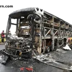 At Least 25 Killed in Andhra Pradesh Bus Fire After Collision with Motorcycle