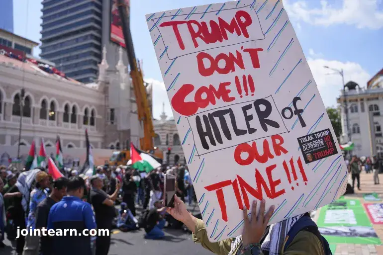 Protests Erupt in Malaysia as Trump’s ASEAN Visit Sparks Outrage Over Gaza War