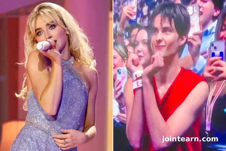 Sabrina Carpenter ‘Arrests’ Corey Fogelmanis Onstage During NYC Concert in Playful Girl Meets World Reunion