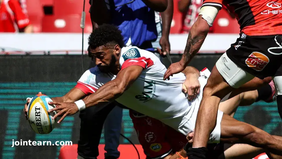 Rob Baloucoune Hat-Trick Not Enough as Ulster Fall to Lions in High-Scoring URC Clash