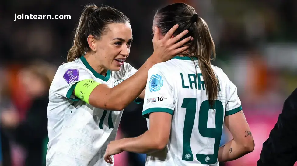 Katie McCabe’s 100th Cap and Abbie Larkin’s Late Heroics Seal Republic of Ireland’s Nations League Promotion