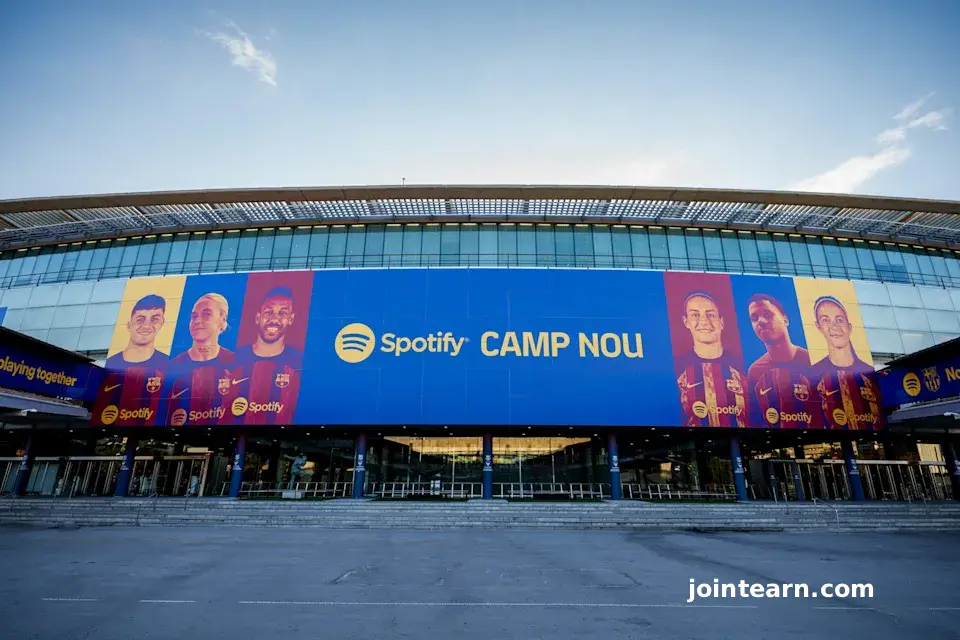 Barcelona Extend Spotify Sponsorship and Stadium Naming Rights in Historic Agreement