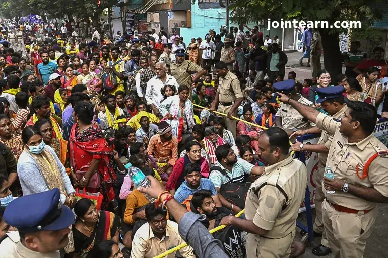 Andhra Pradesh Temple Stampede Claims at Least 9 Lives During Religious Ceremony