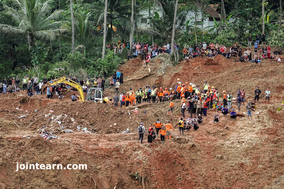 Death Toll from Central Java Landslides Rises to 30 as Rescue Efforts Continue