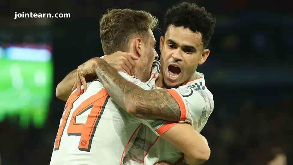 Luis Díaz Inspires 10-Man Bayern to Victory Over PSG, Extending Perfect Start