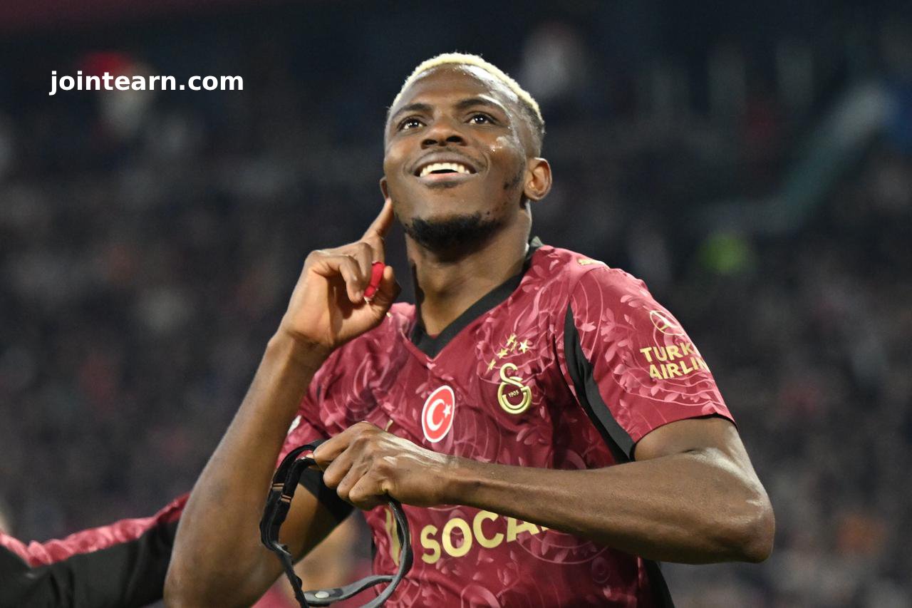 Victor Osimhen Hat-Trick Seals Galatasaray Victory Over Ajax in Champions League Clash