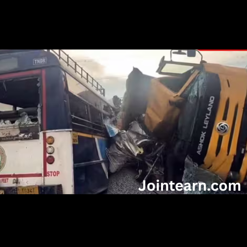 Telangana Road Tragedy: Nineteen Dead as Speeding Truck Collides Head-On with Bus in Ranga Reddy District