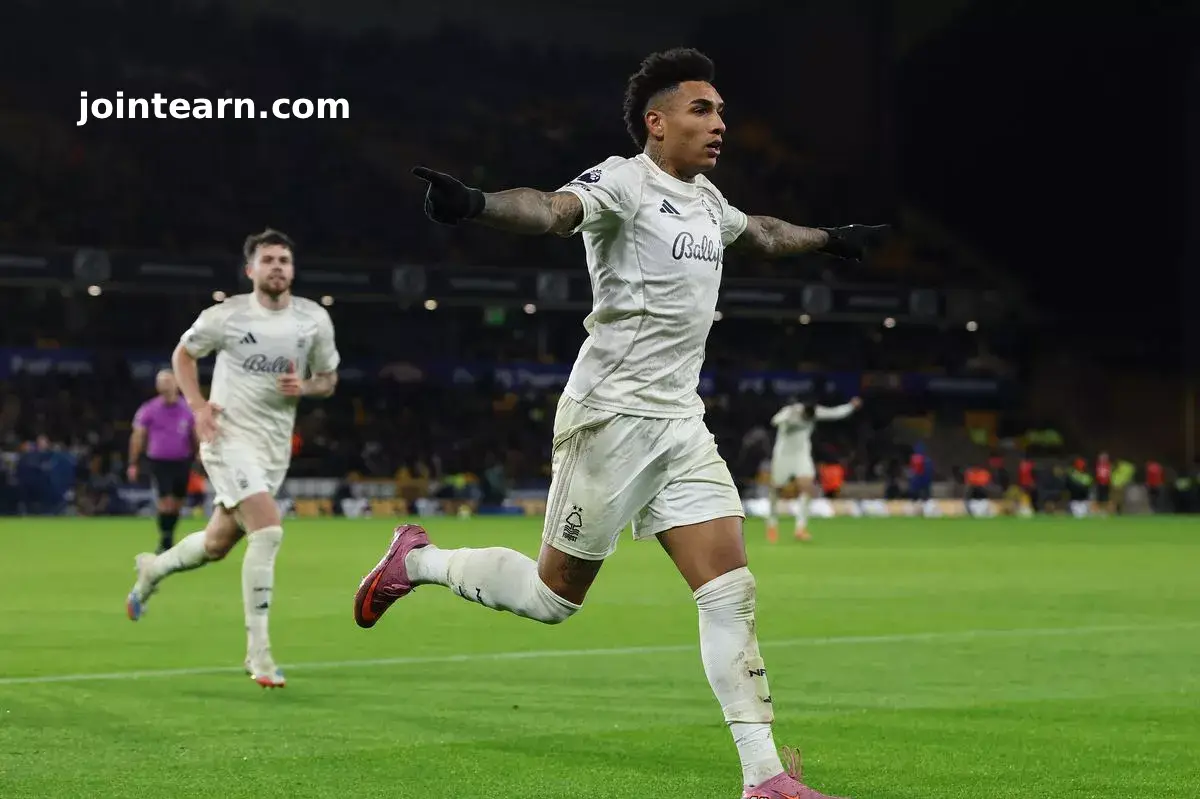 Igor Jesus’ First Premier League Goal Sends Nottingham Forest Past Wolves