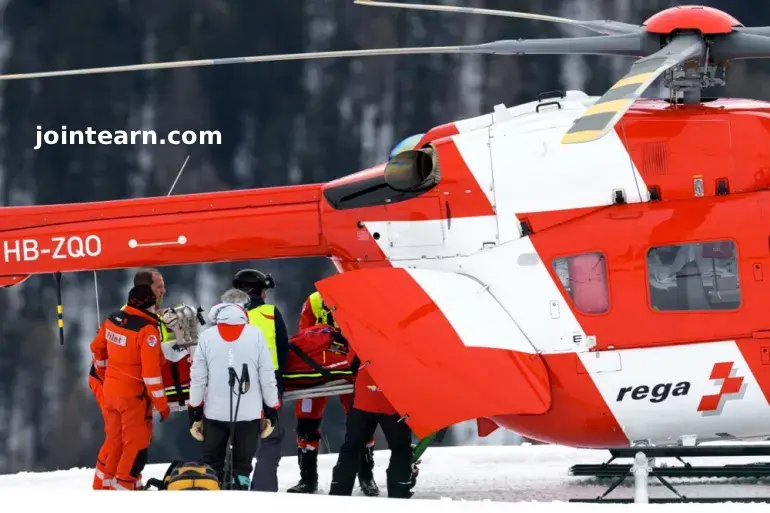 Olympic Ski Champion Michelle Gisin Airlifted After High-Speed Crash in St Moritz