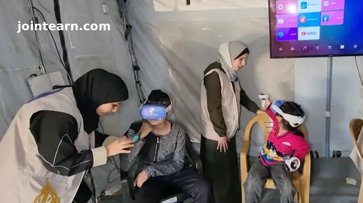 Virtual Reality Offers Trauma Relief to Injured Children in Gaza