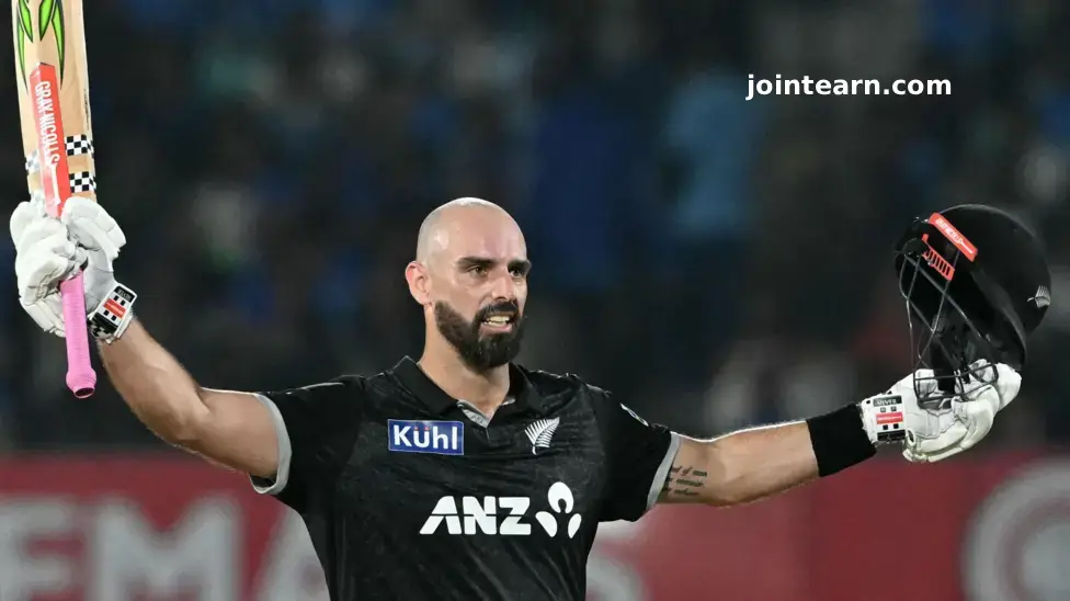 Daryl Mitchell Shines with Century as New Zealand Beat India by Seven Wickets in Rajkot ODI