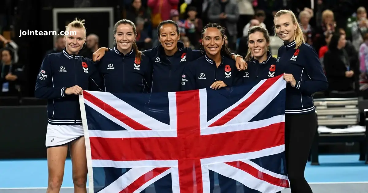 Great Britain Drawn Against Australia in Billie Jean King Cup Qualifier