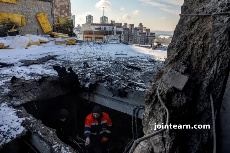 Ukraine Declares Energy Emergency as Russian Attacks Leave Thousands Without Heat Amid Freezing Temperatures