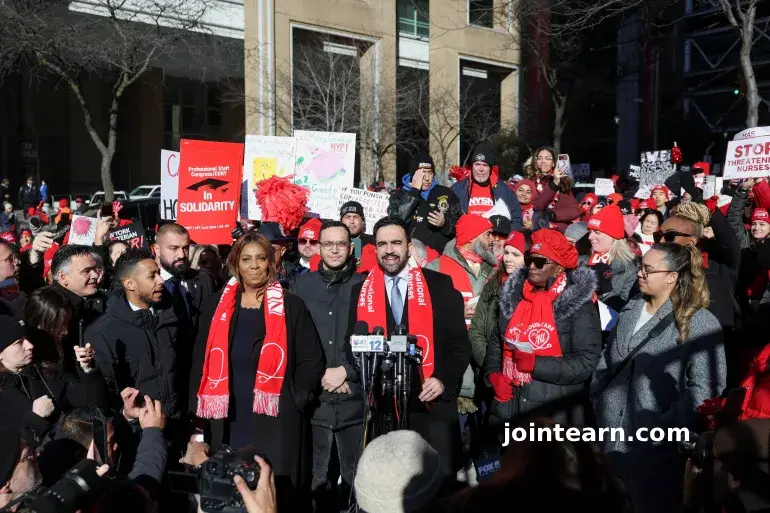 Nearly 15,000 Nurses Strike in New York City Demanding Better Staffing, Pay, and Workplace Safety