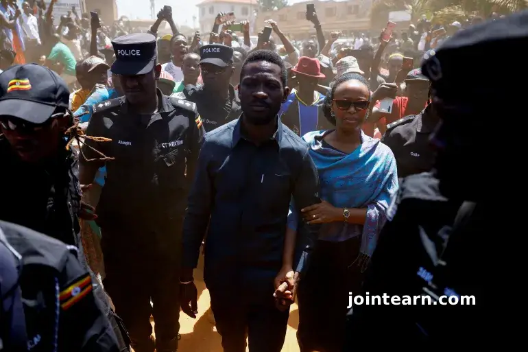 Uganda’s Bobi Wine Says He Escaped Security Raid as Museveni Declared Election Winner