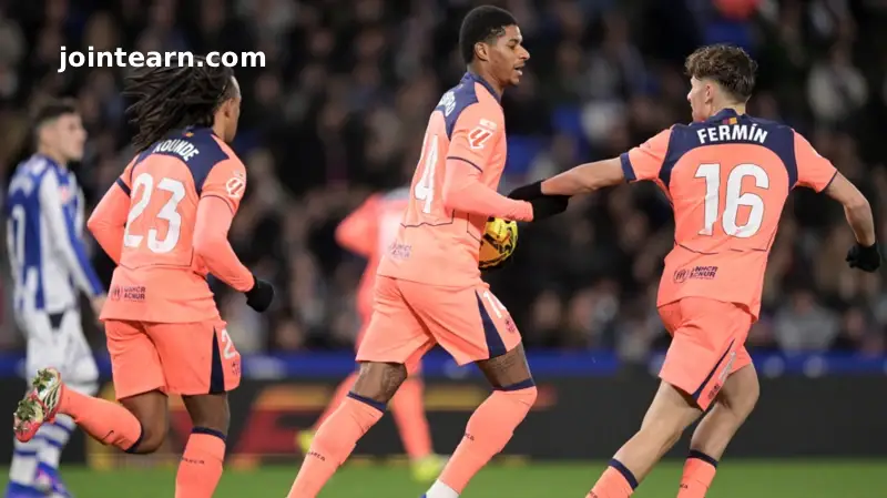 Marcus Rashford Scores but Barcelona Fall to Real Sociedad in Drama-Filled La Liga Clash