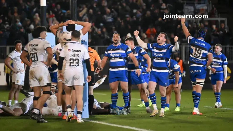 Bath Hold Off Astonishing Exeter Comeback for Dramatic Premiership Win