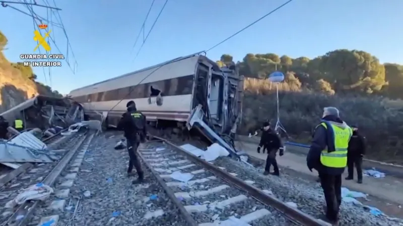 Spain Declares Three Days of National Mourning After High-Speed Train Collision Kills at Least 40