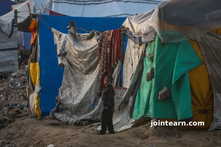 Gaza Babies Suffer in Freezing Conditions Amid Israeli Blockade on Humanitarian Aid