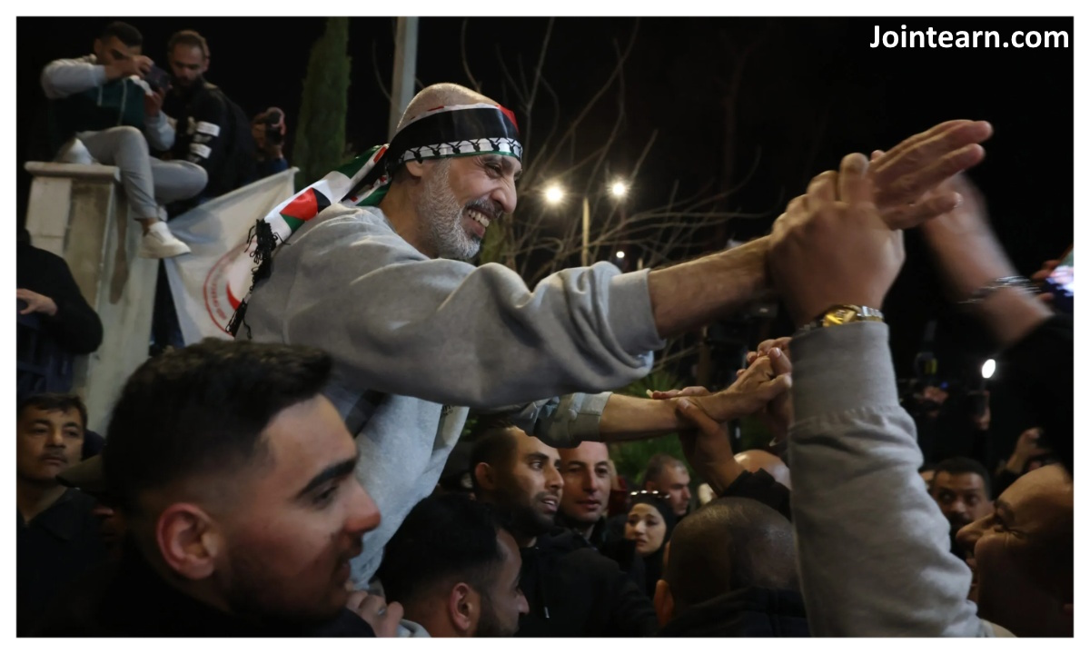 Israel releases Palestinian prisoners following delay in chaotic hostage transfer.