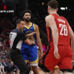 Warriors Guard Pat Spencer Ejected for Headbutting Alperen Şengün in Game 5 Loss