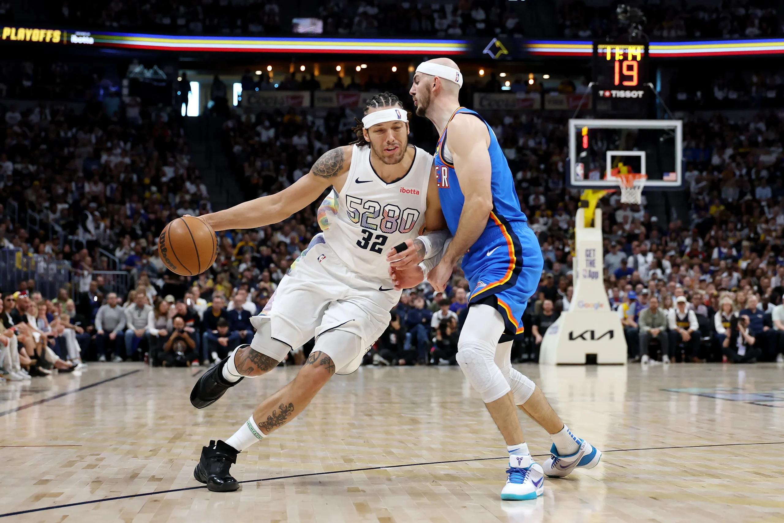 Nuggets’ Aaron Gordon Diagnosed with Hamstring Strain, Doubtful for Crucial Game 7 vs. Thunder