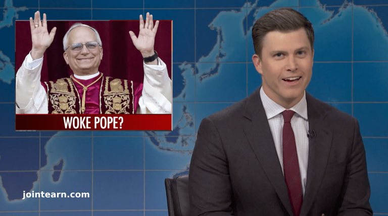 Colin Jost Mocks Right-Wing Criticism of New American Pope on Weekend Update