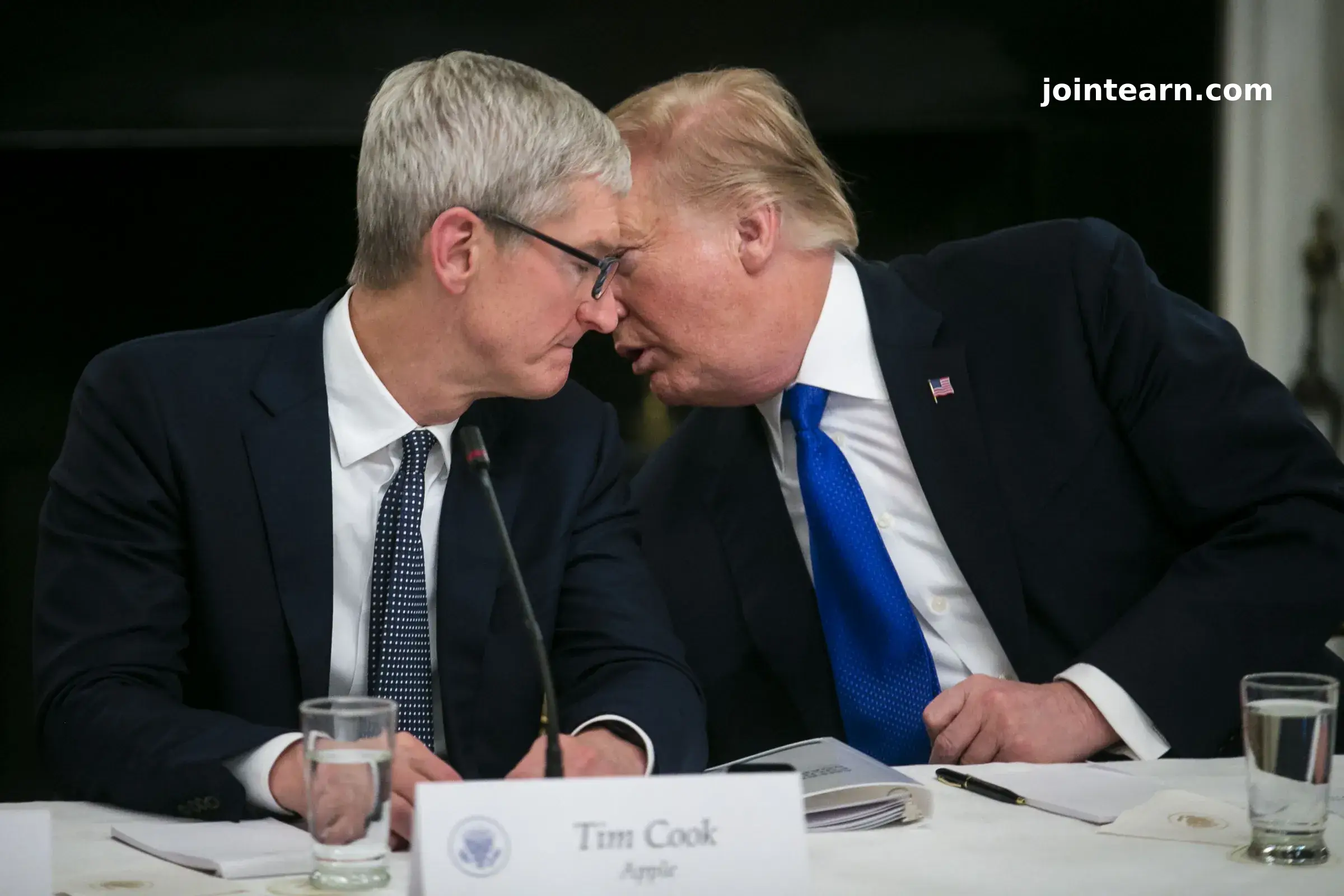 Apple Stock Surges, Adds $180 Billion to Market Cap After Trump Talks With CEO Tim Cook and China Tariff Rollback