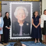 Melania Trump Honors Barbara Bush with New Stamp Unveiling Ceremony at the White House