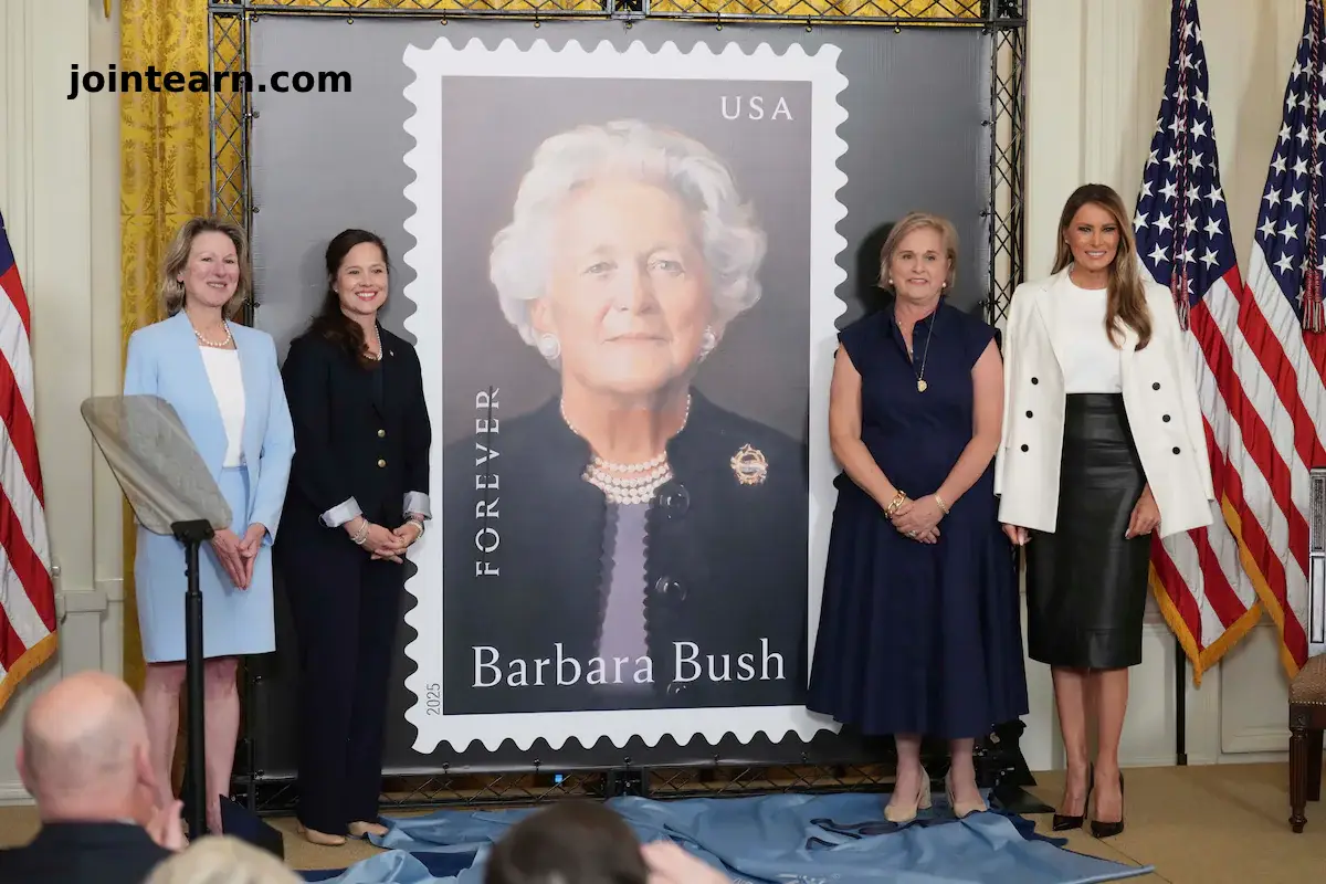 Melania Trump Honors Barbara Bush with New Stamp Unveiling Ceremony at the White House