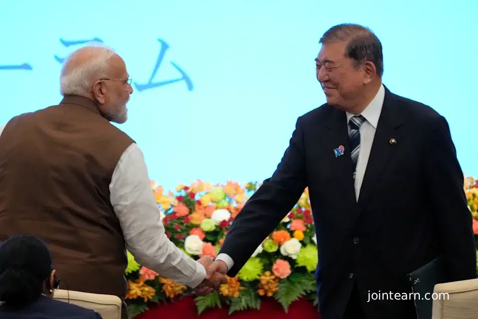 Indian Prime Minister Narendra Modi Meets Japan’s Shigeru Ishiba as Asia Tour Begins
